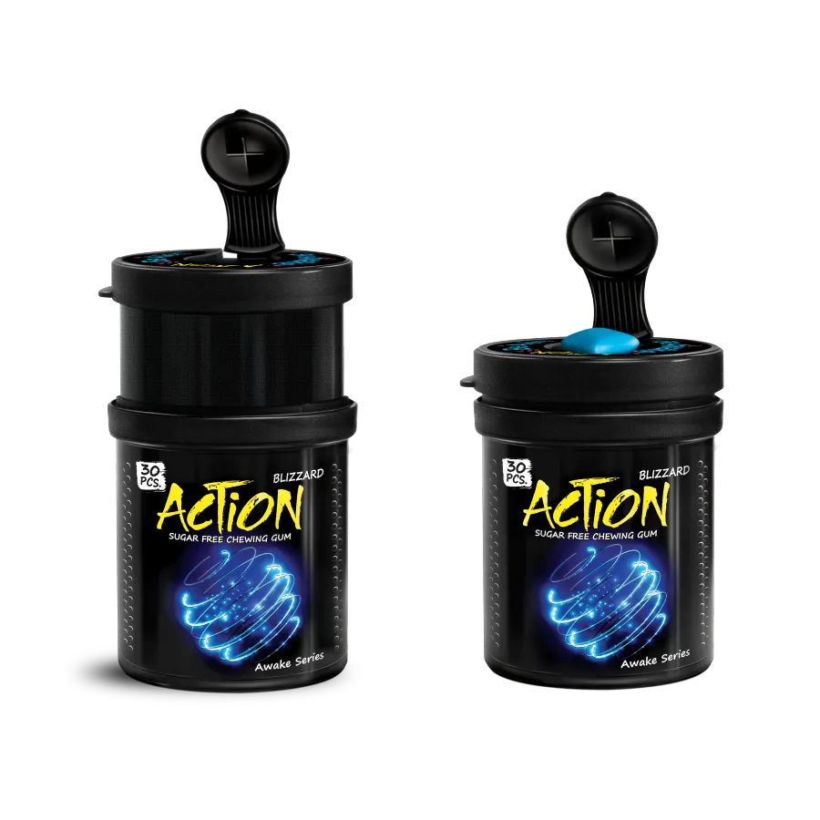 Action Chewing Gum-Awake(30 x Box) – Eucalyptus