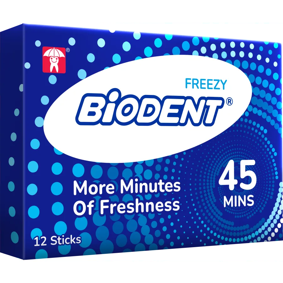 Biodent Chewing Gum (12 x Mini stick) – Ecalyptus
