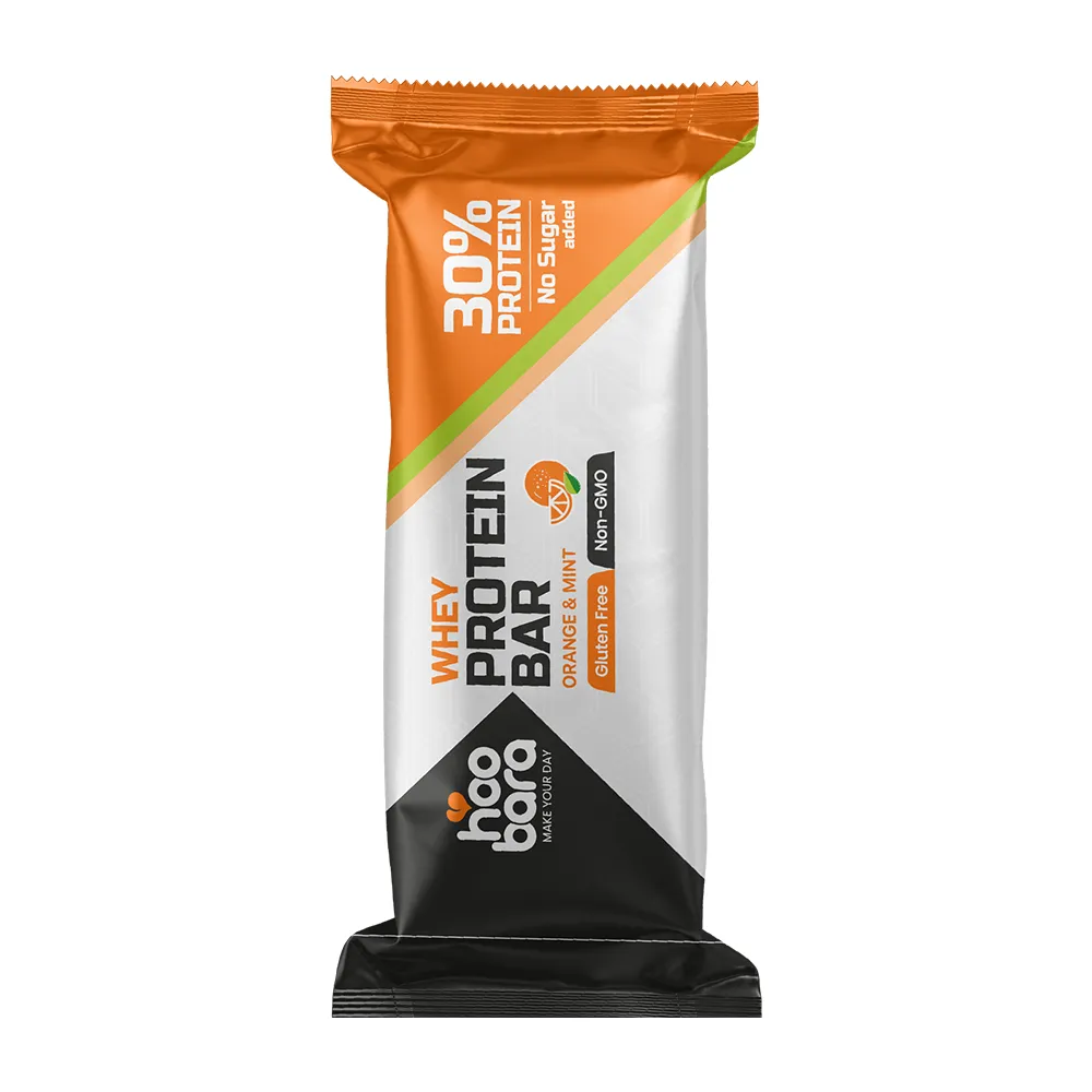 Hoobara Orange & Mint Protein Bar