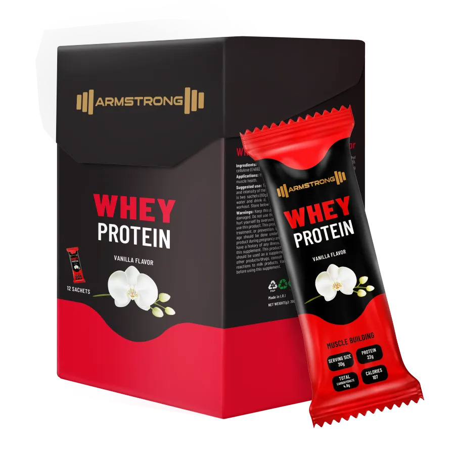 Armstrong Whey Protein (12 x 30 gr) -Vanilla