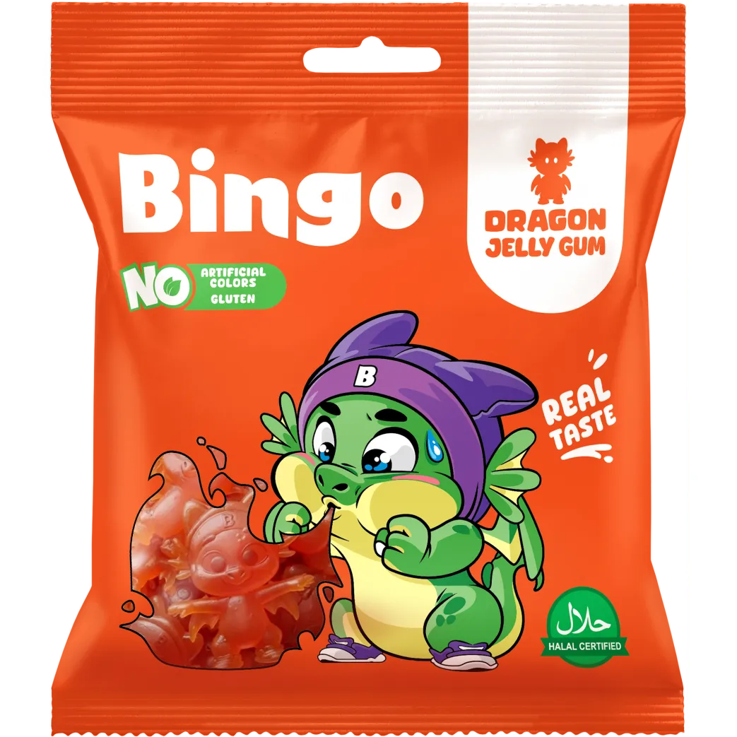 Bingo Jelly Gum (75g) – Dragon