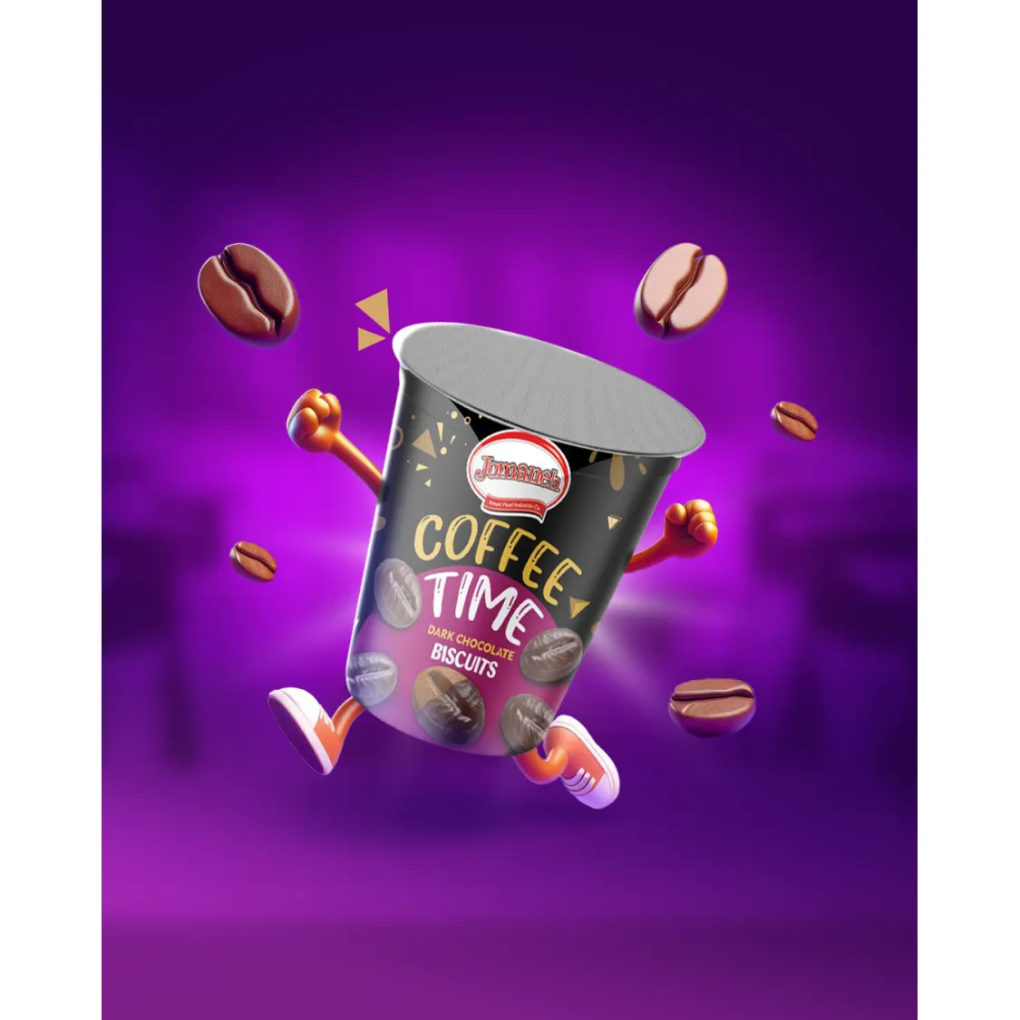 Coffeetime Dark Chocolate Biscuit Jomaneh