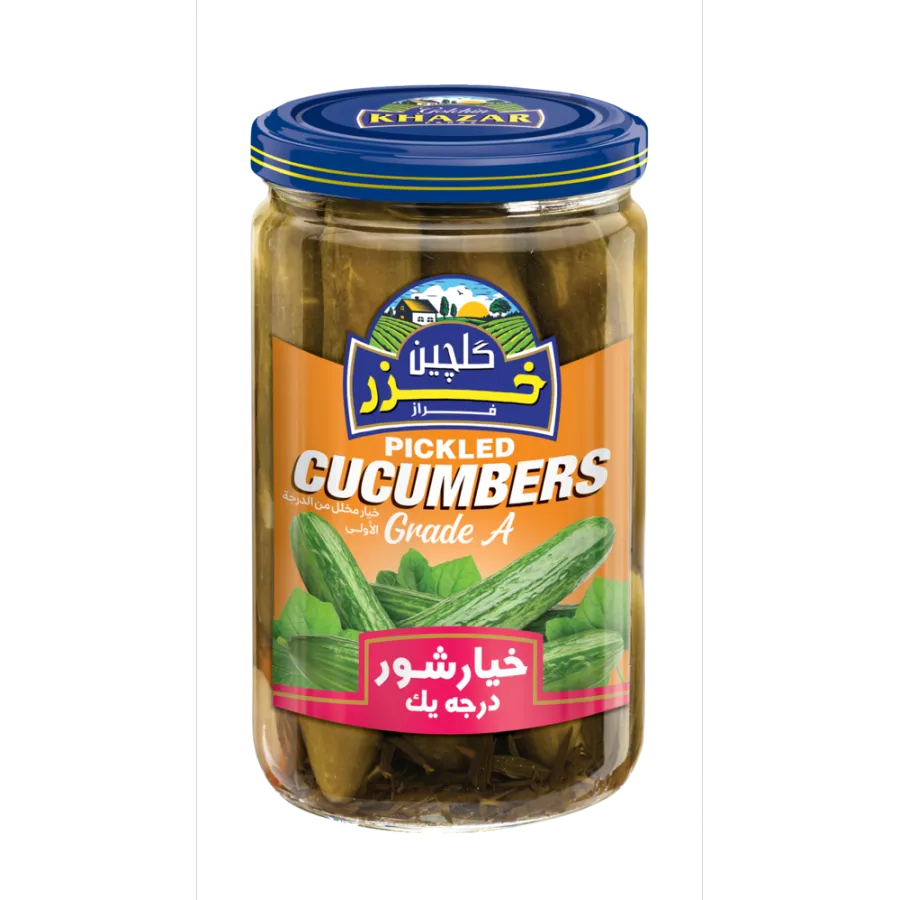 Pickled Cucumbers Grade A Golchin Khazar
