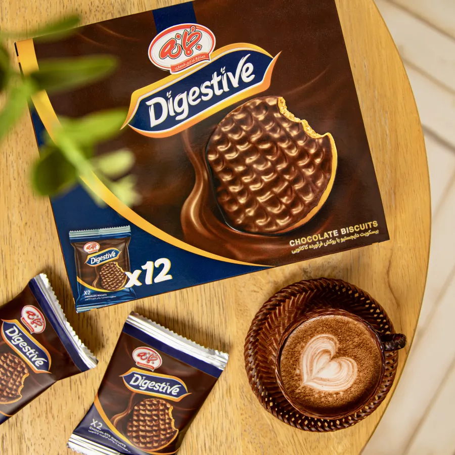 Digestive Biscuit with Chocolate 360gr Jomaneh