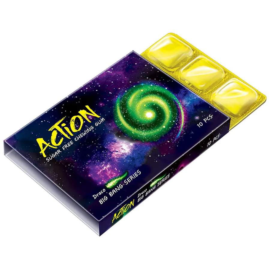 Action Chewing Gum (10 x Blister) – Draco