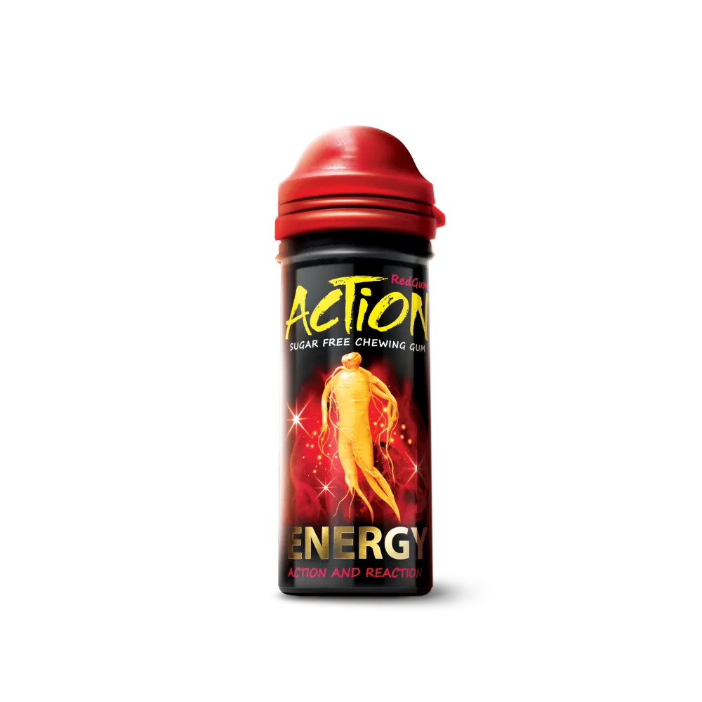 Action Chewing Gum (24 x Box) – Energy