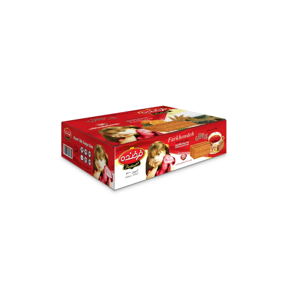 Biscuit with Orange Taste Topped with sugar Farkhondeh 1140g