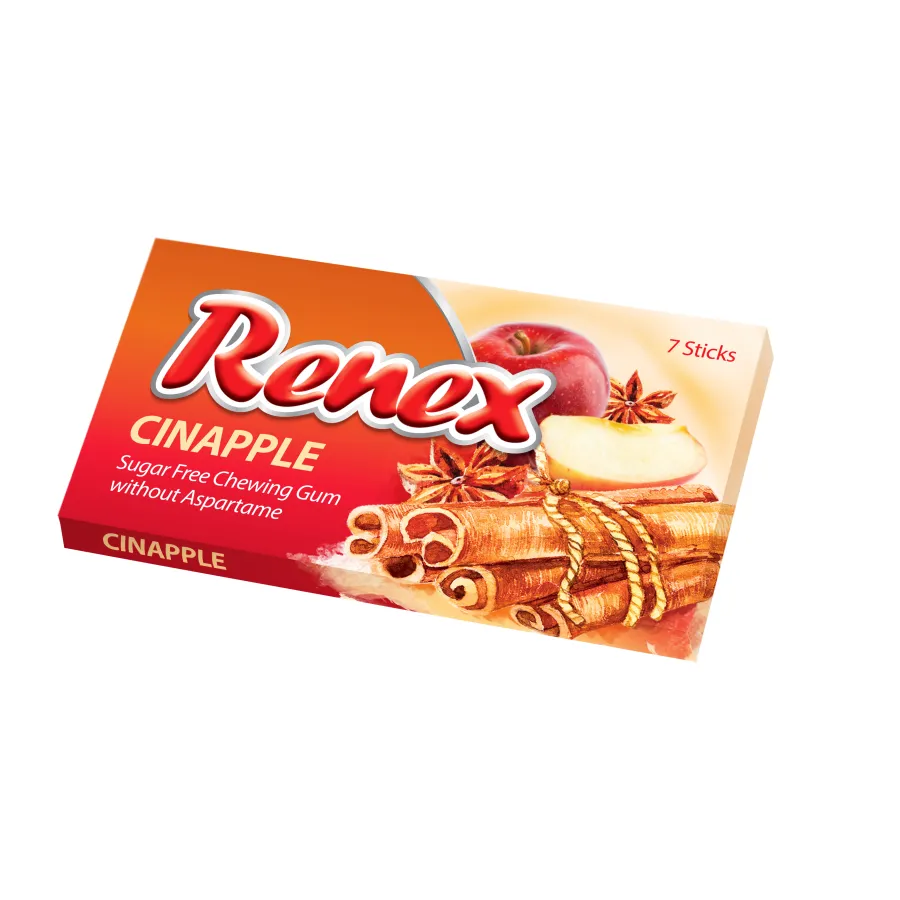 Renex Chewing Gum (7 x Mini stick) – Apple Cinnamon