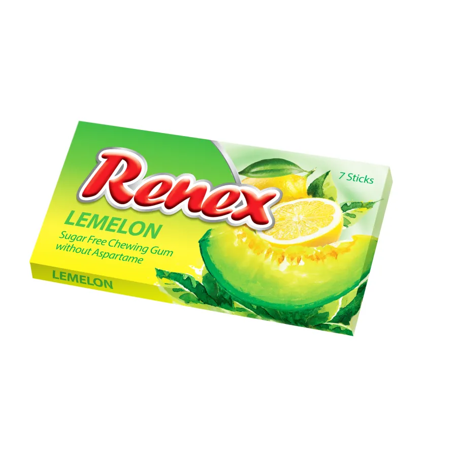 Renex Chewing Gum (7 x Mini stick) – Lemon Melon