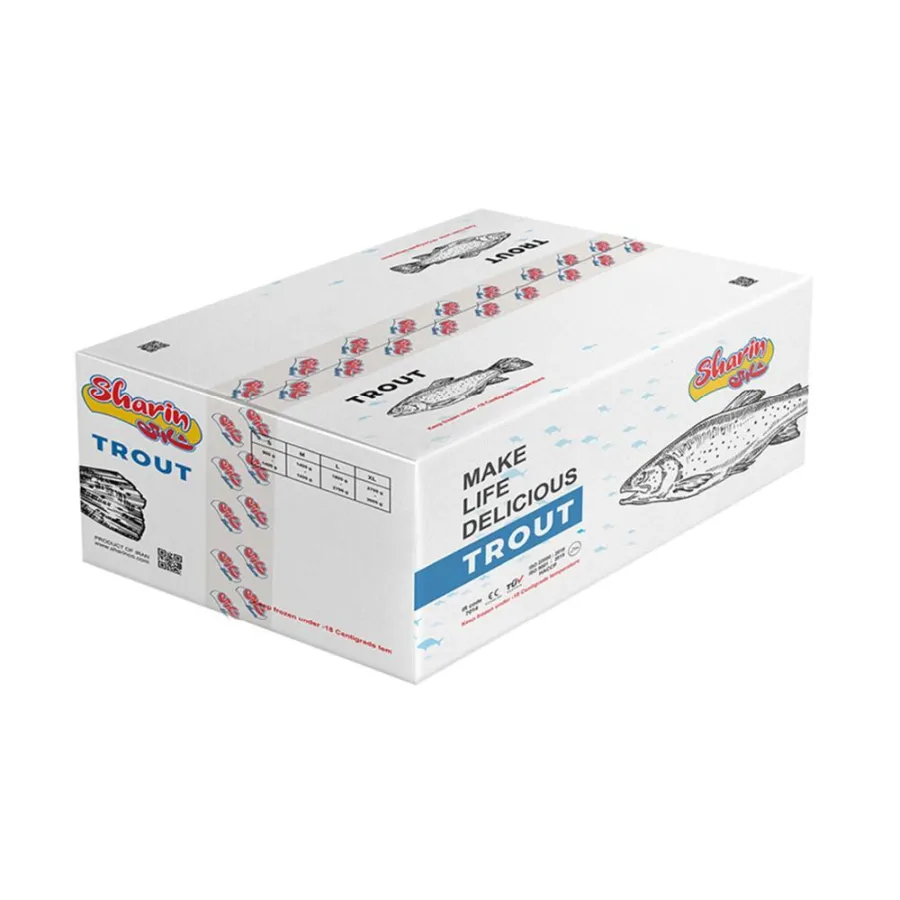 Frozen Salmon Trout Head Less and Gutted Sharin