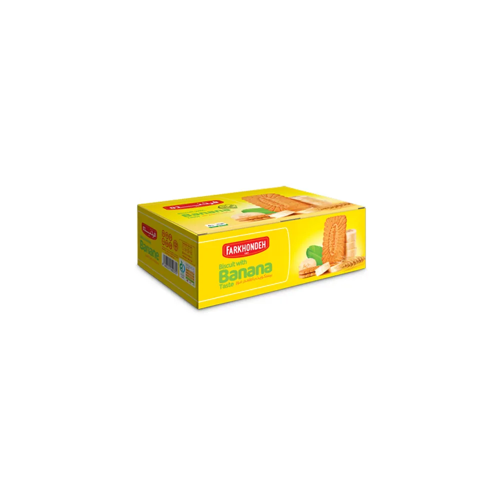 Biscuit with Banana Taste Topped with Sugar Farkhondeh 1730g