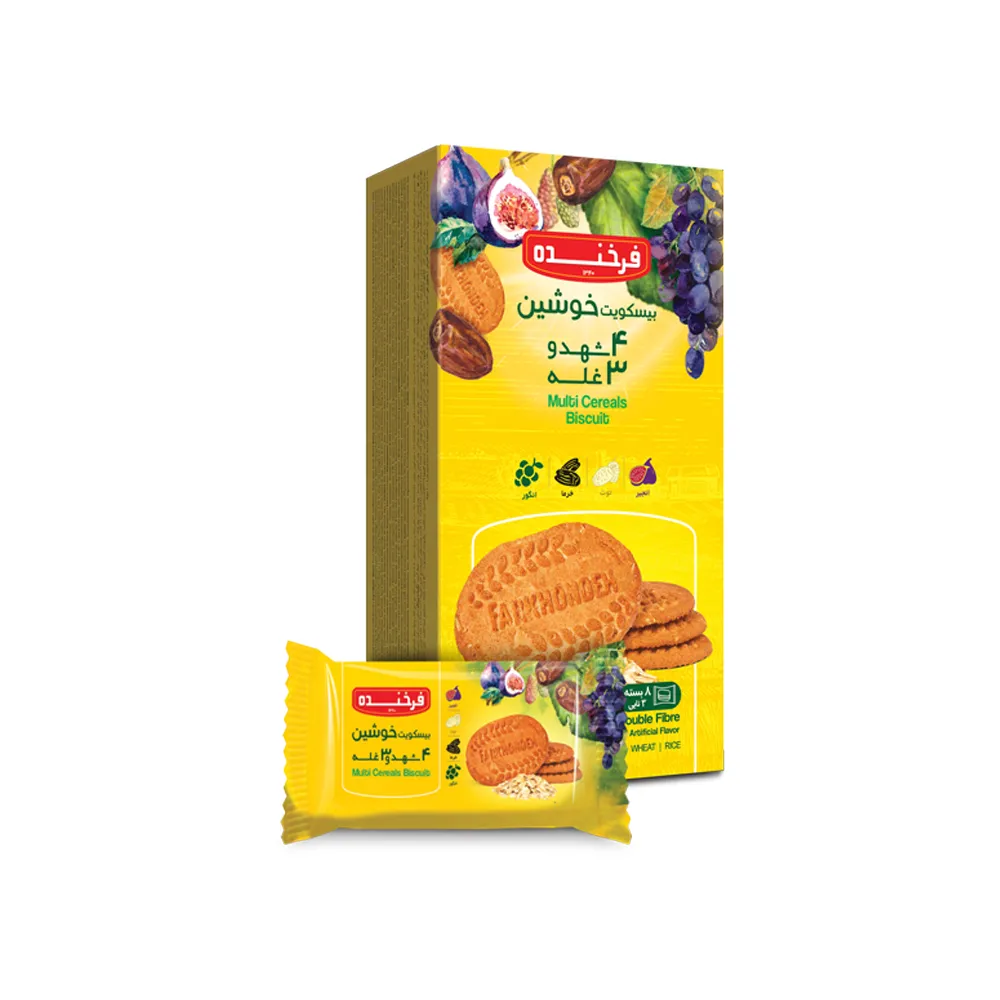 Multi Cereals Biscuit Farkhondeh 215g