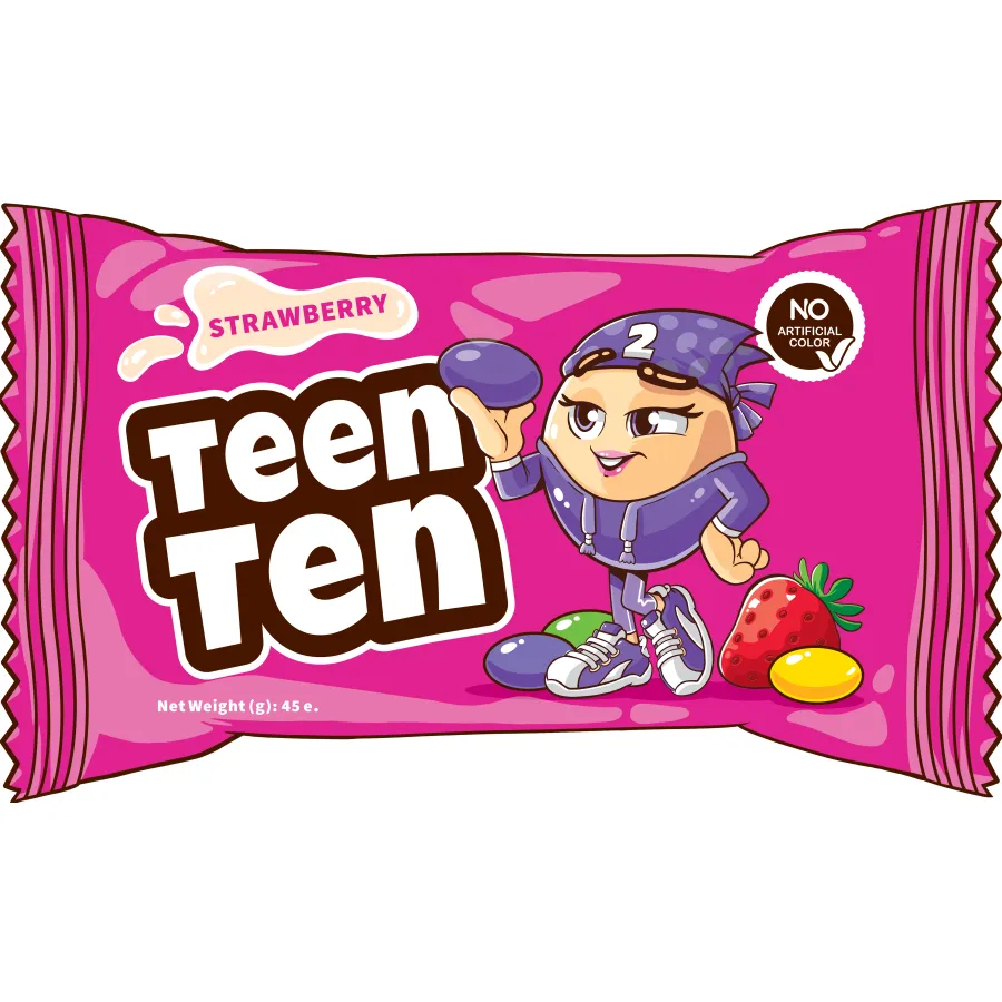 Teen Ten Chocolate Dragee (45 gr) – Strawberry