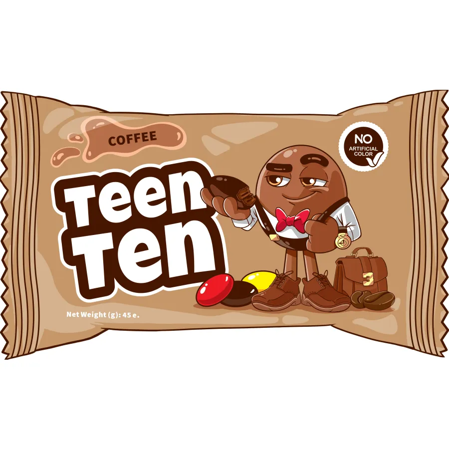 Teen Ten Chocolate Dragee (45 gr) – Coffee