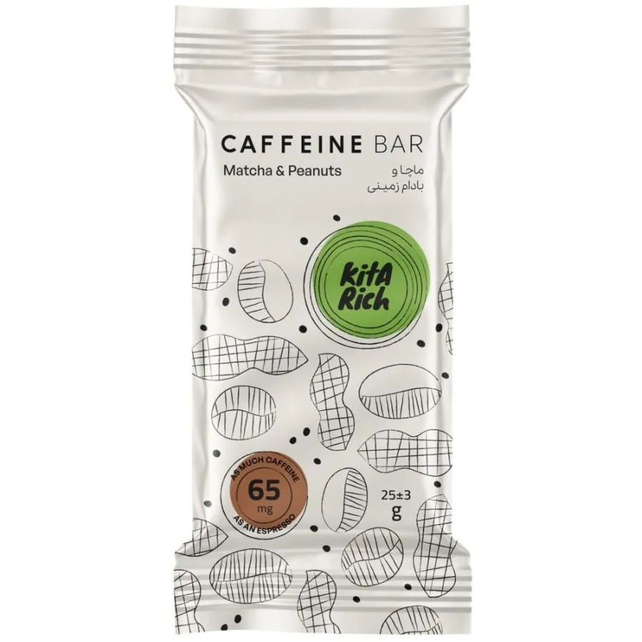 Caffeine Bar Matcha And Peanuts Kitarich