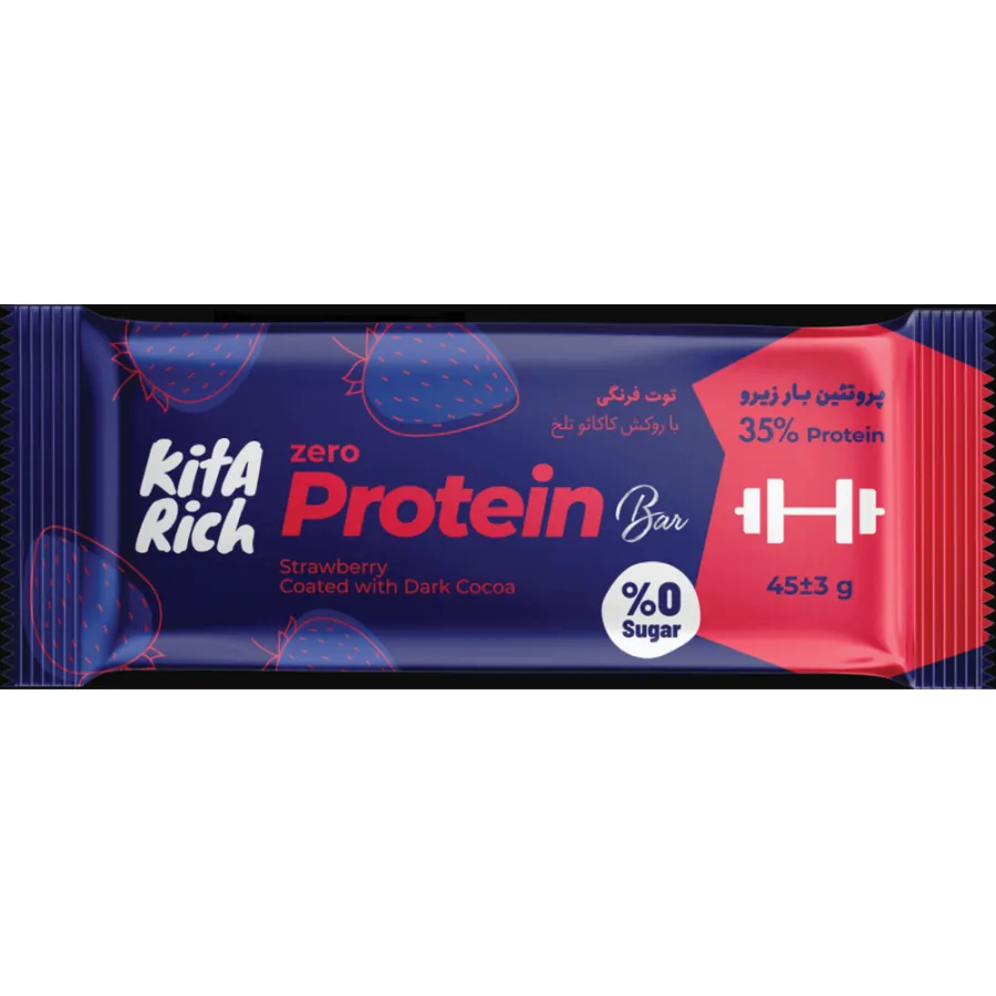 Zero Bar Protein Strawberry Kitarich