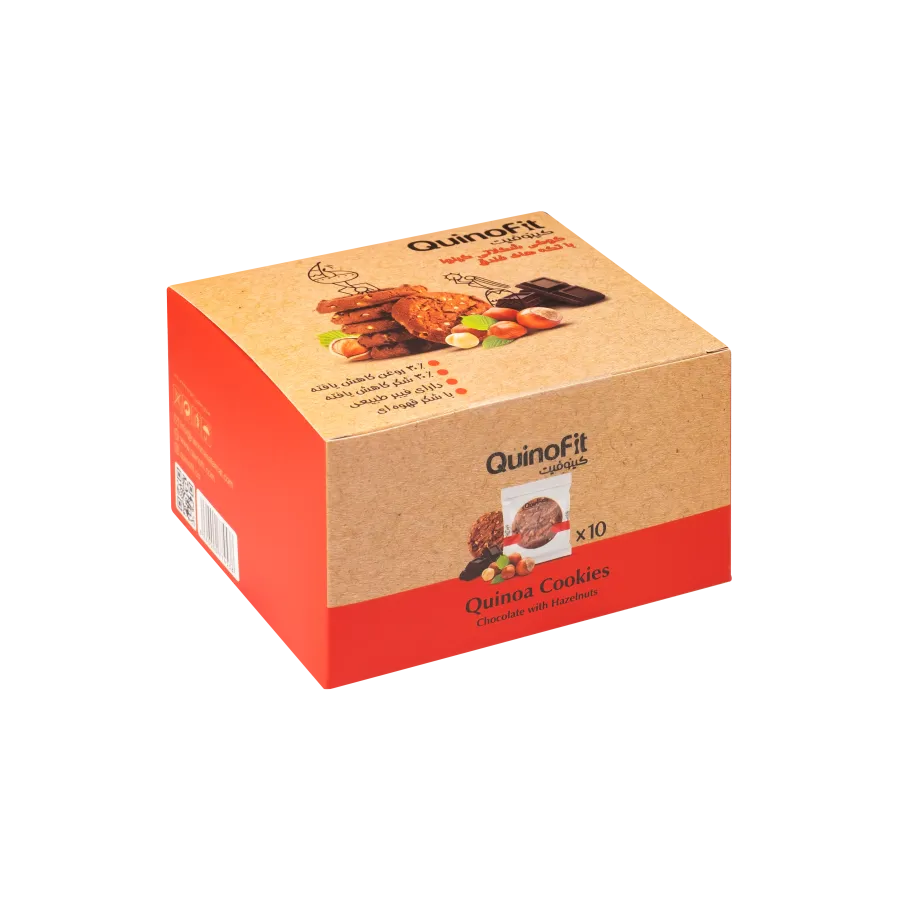 Quinoa Chocolate Cookies with Hazelnuts Quinofit