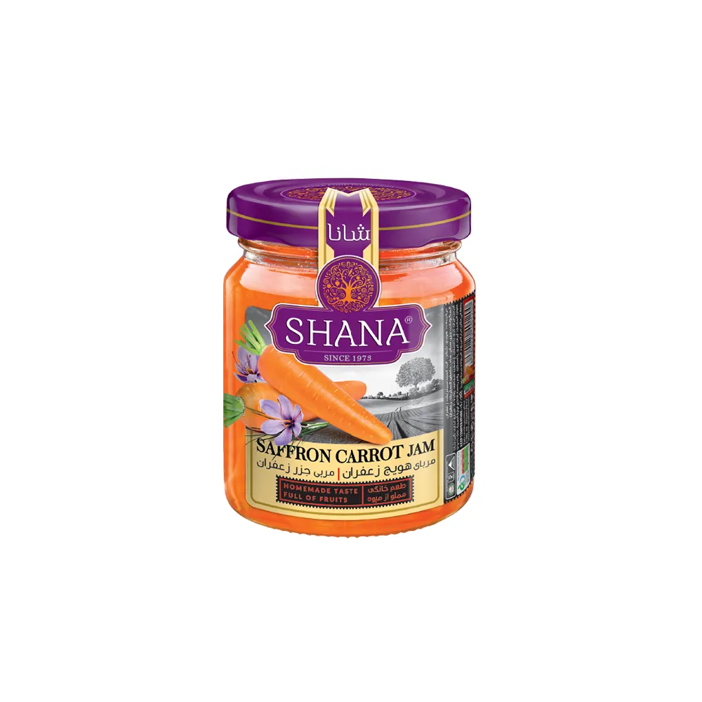 Shana Saffron & Carrot Jam 150gr