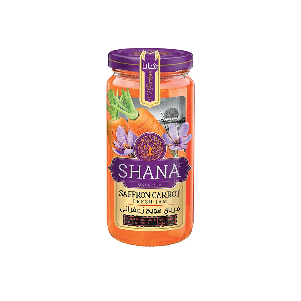 Shana Saffron & Carrot Jam 305gr